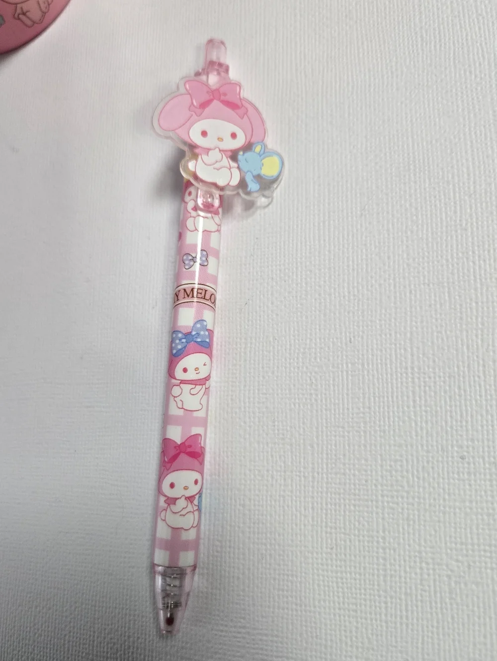 My Melody Pink Bundle, Bag Charms, Pens, Lip Balm 11 Piece Set NWT